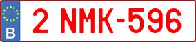 Truck License Plate